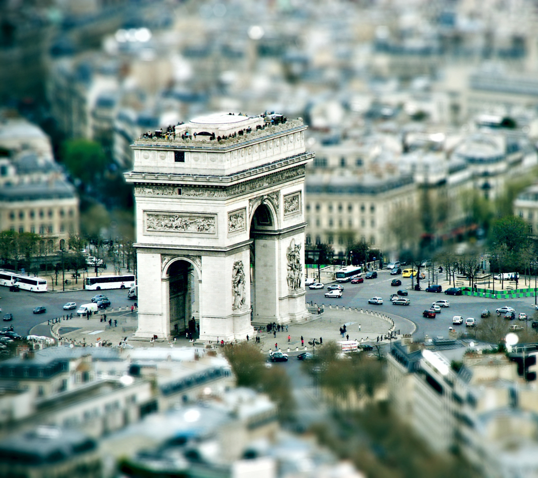 Das Le Petit Arc De Triomphe Wallpaper 1080x960