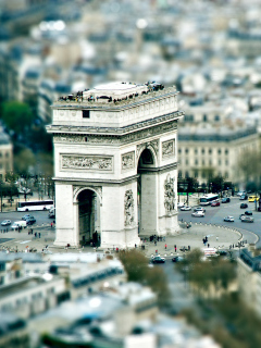 Fondo de pantalla Le Petit Arc De Triomphe 240x320