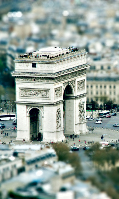 Fondo de pantalla Le Petit Arc De Triomphe 240x400
