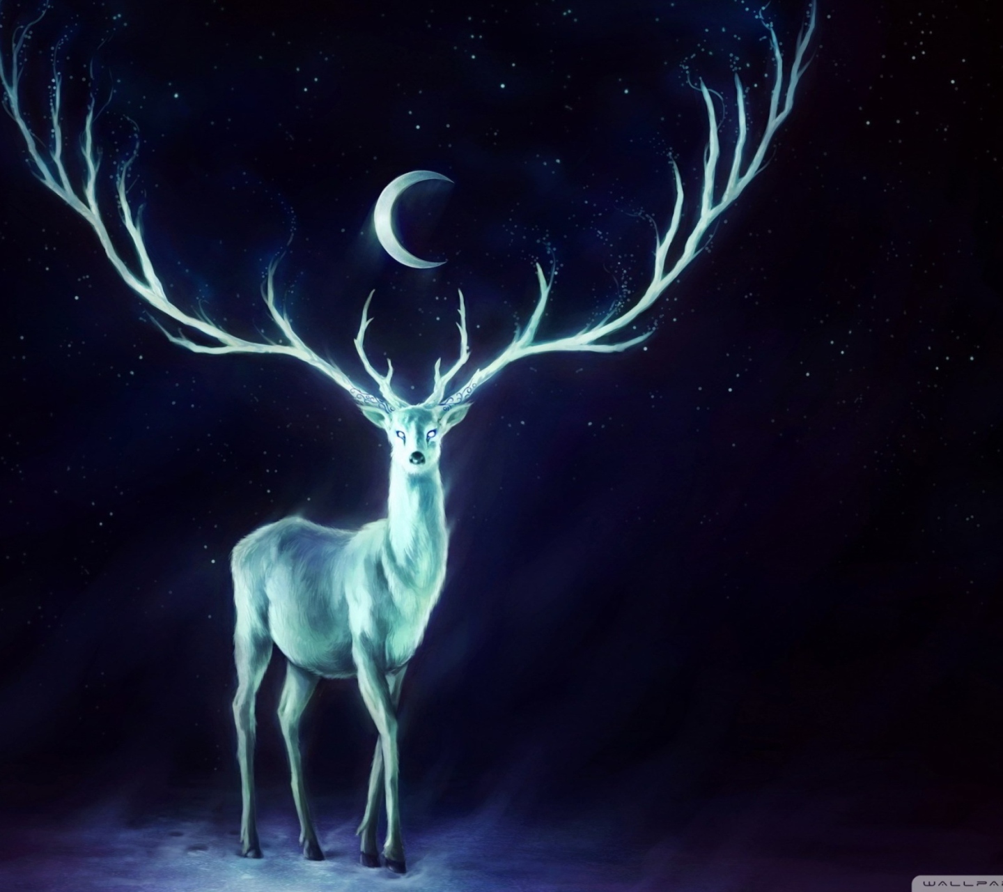 Screenshot №1 pro téma Magic Deer Painting 1440x1280