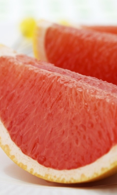 Grapefruit Slices wallpaper 240x400