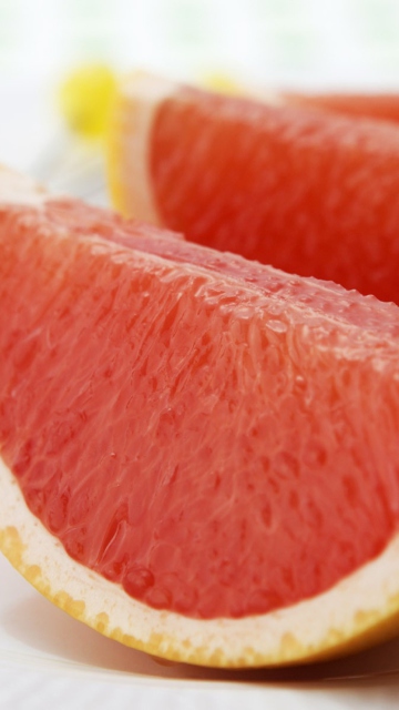 Das Grapefruit Slices Wallpaper 360x640
