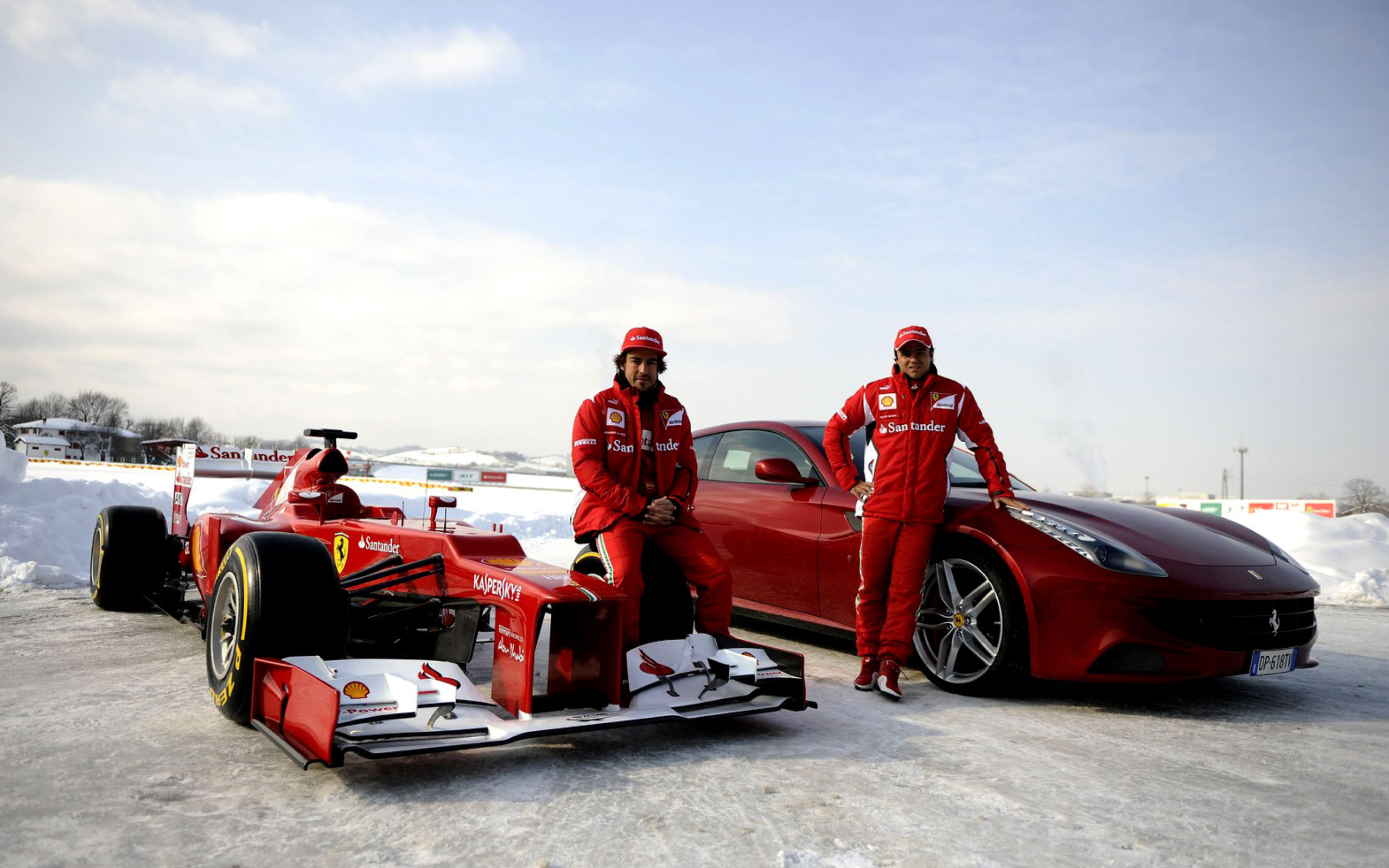 Screenshot №1 pro téma Fernando Alonso in Ferrari 2560x1600