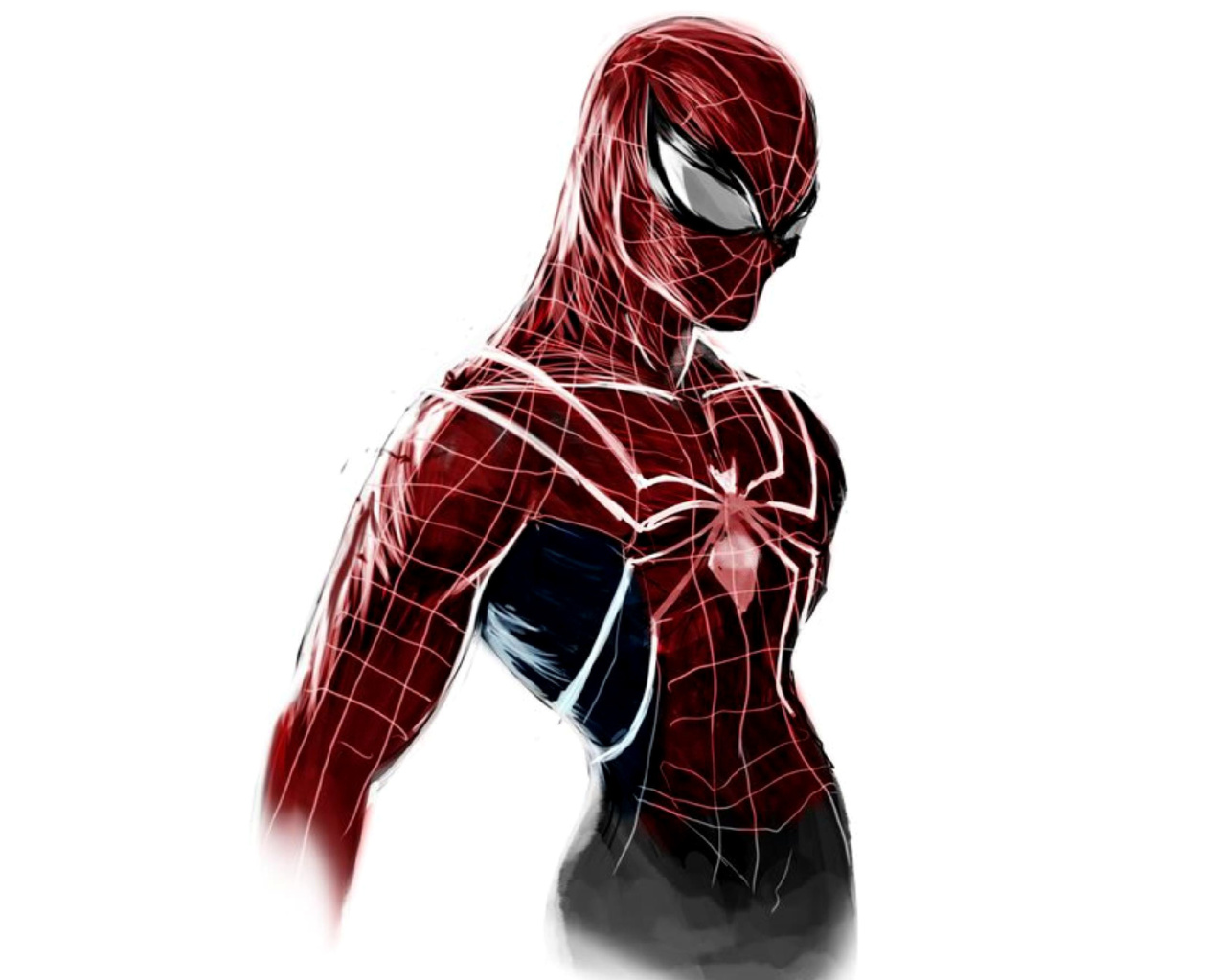 Обои Spiderman Poster 1280x1024