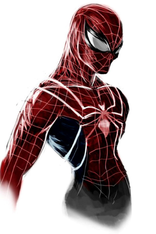 Das Spiderman Poster Wallpaper 320x480