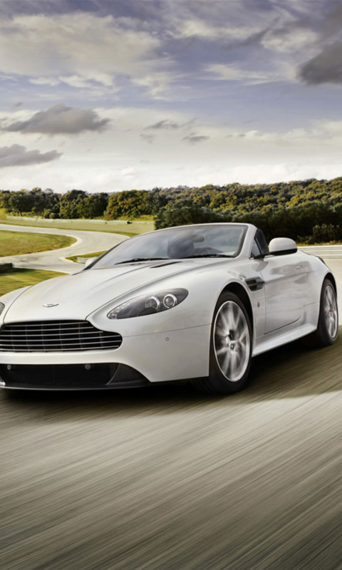 Aston Martin Vantage S wallpaper 480x800