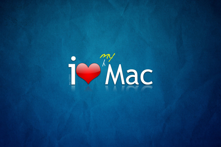 I love Mac wallpaper