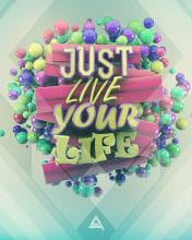 Das Live Your Life Wallpaper 176x220