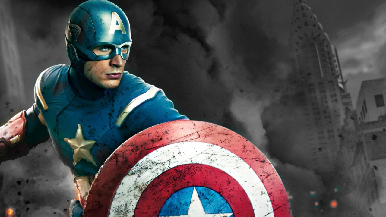 Sfondi Captain America - The Avengers 2012 1280x720