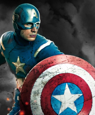 Captain America - The Avengers 2012 - Obrázkek zdarma pro Nokia X7