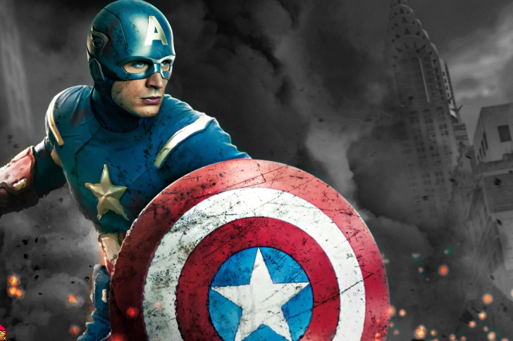 Captain America - The Avengers 2012 wallpaper