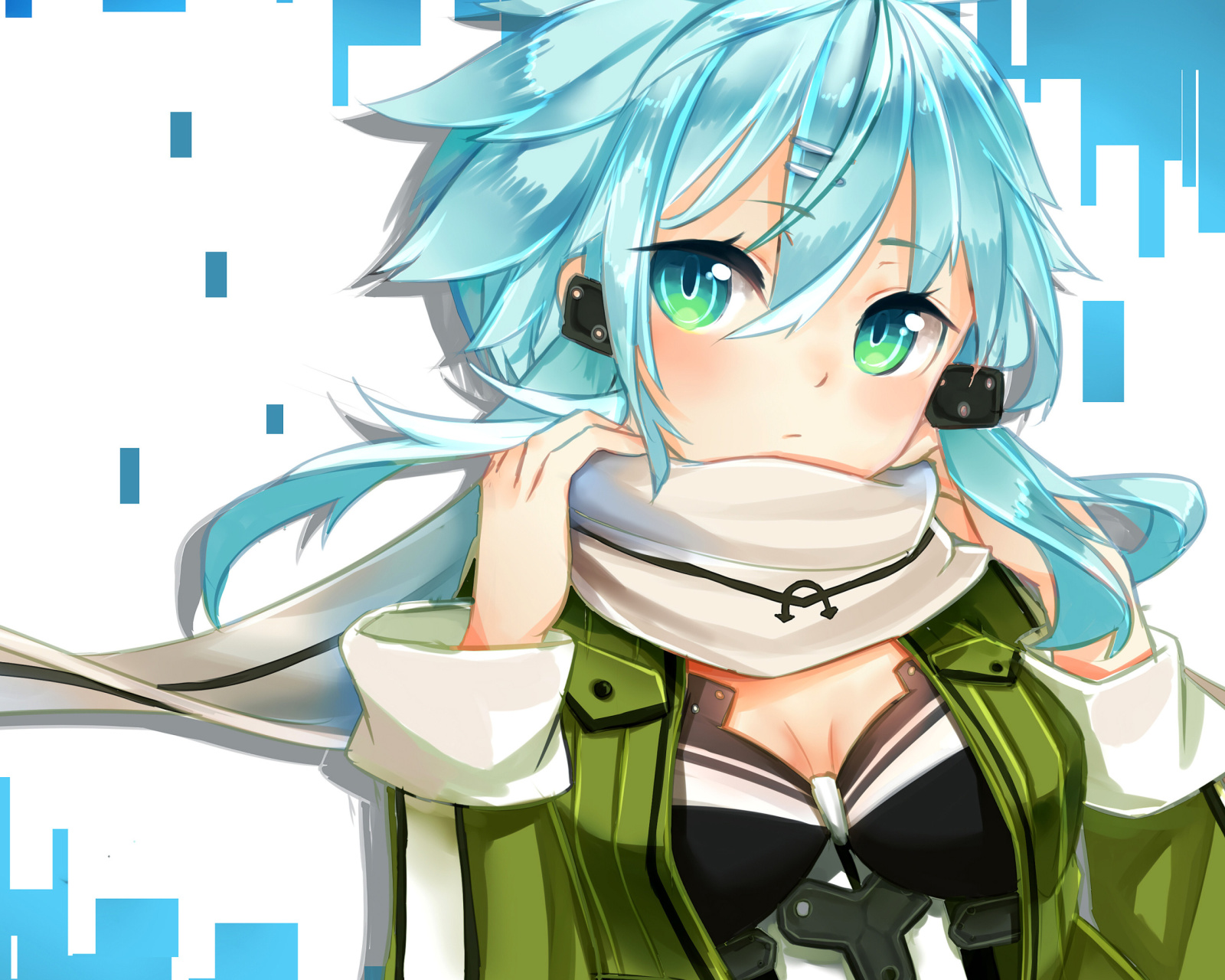 Fondo de pantalla Sinon Anime Girl, Sword Art 1600x1280