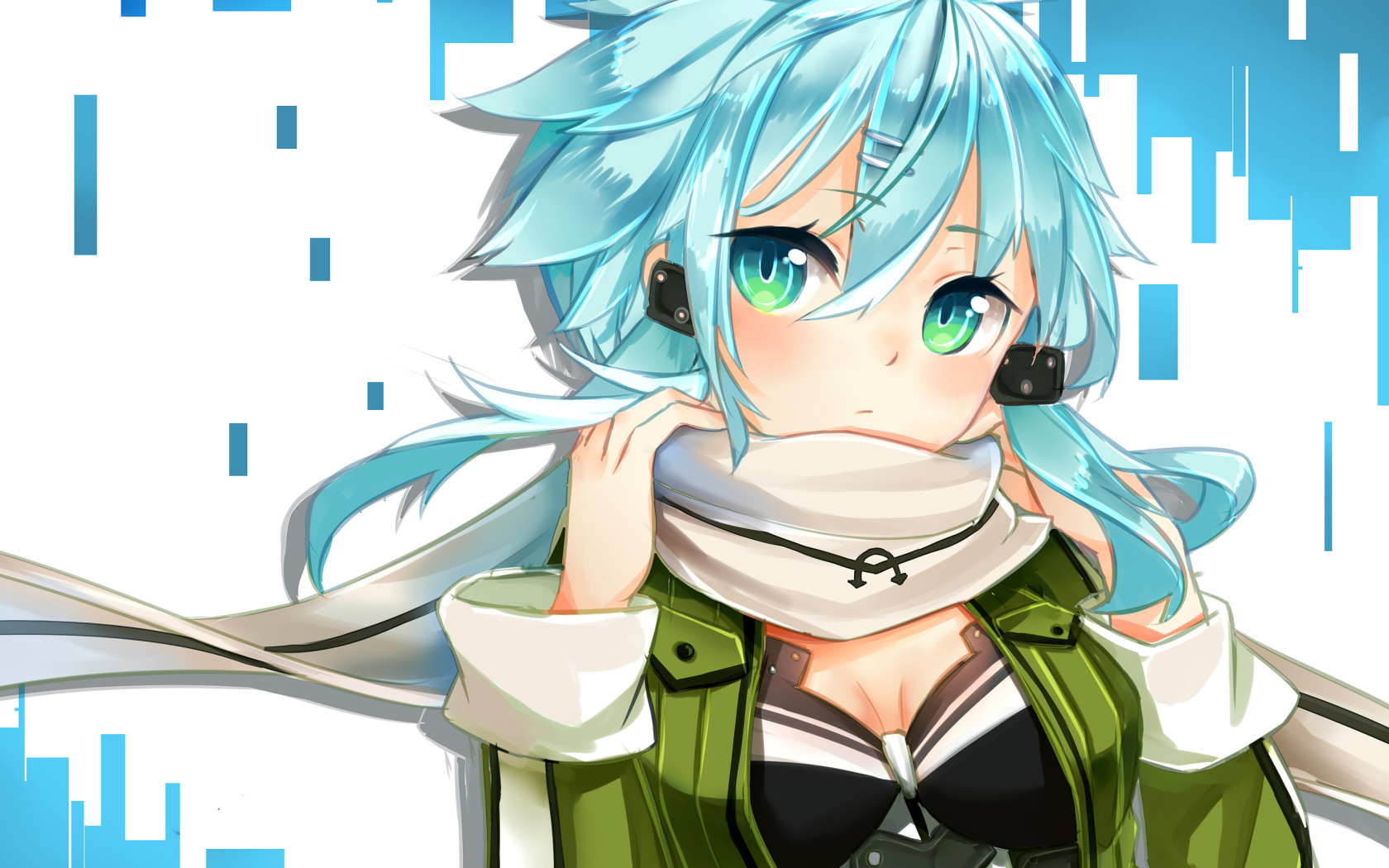 Sinon Anime Girl, Sword Art wallpaper 1680x1050