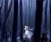 White Princess In Dark Forest screenshot #1 176x144