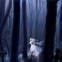 White Princess In Dark Forest screenshot #1 208x208