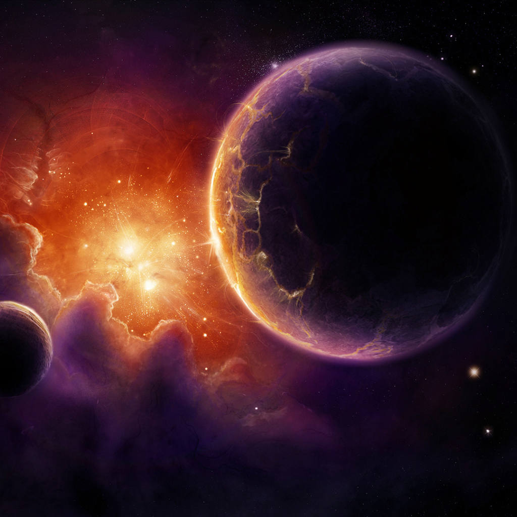 Fondo de pantalla Nebula 1024x1024