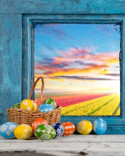 Das Easter still life Wallpaper 176x220