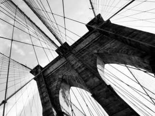 Fondo de pantalla Brooklyn Bridge 320x240
