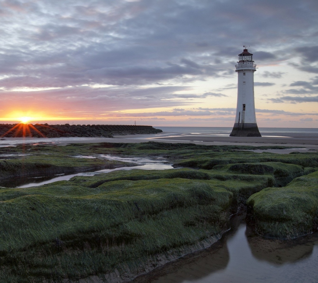Das Lighthouse Landscape Wallpaper 1080x960