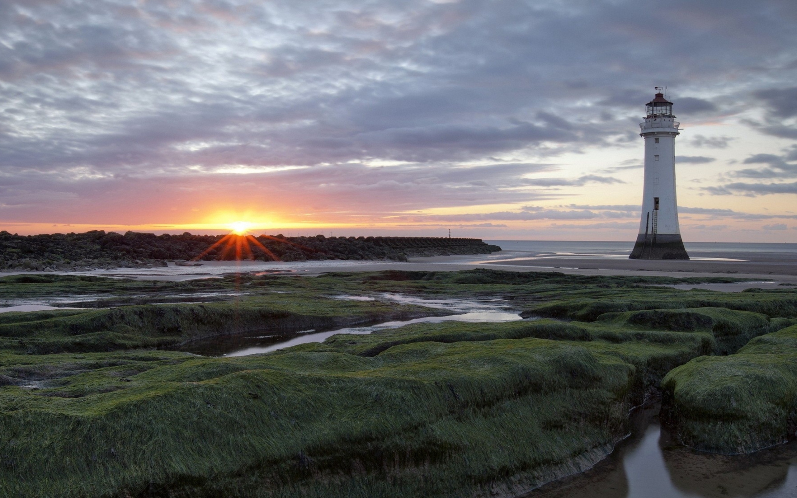 Das Lighthouse Landscape Wallpaper 2560x1600