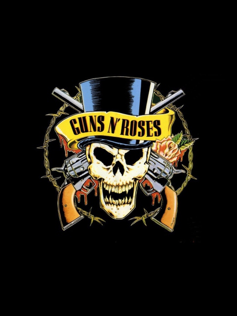 Guns'n'roses Logo wallpaper 480x640