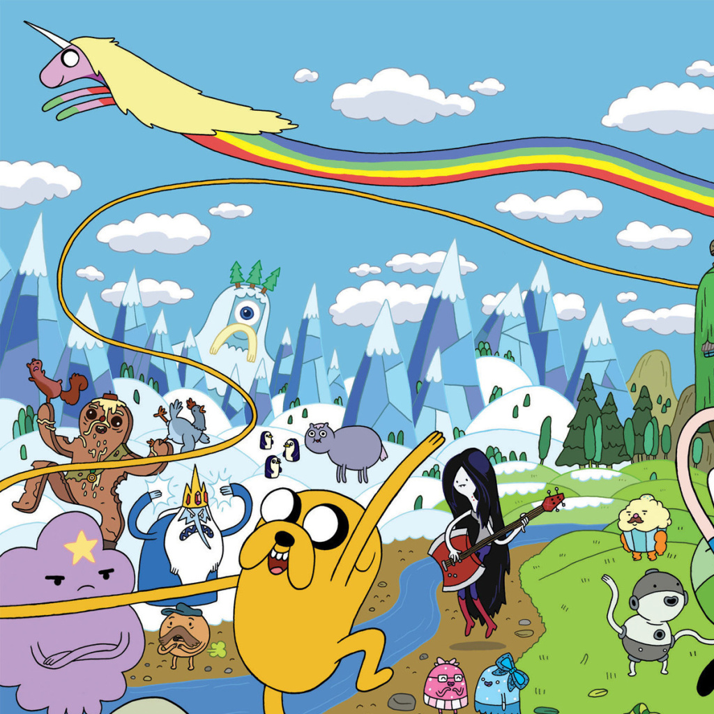 Das Adventure time Wallpaper 1024x1024