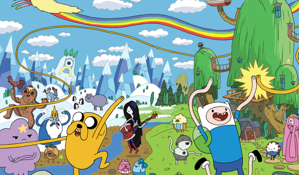 Screenshot №1 pro téma Adventure time 1024x600