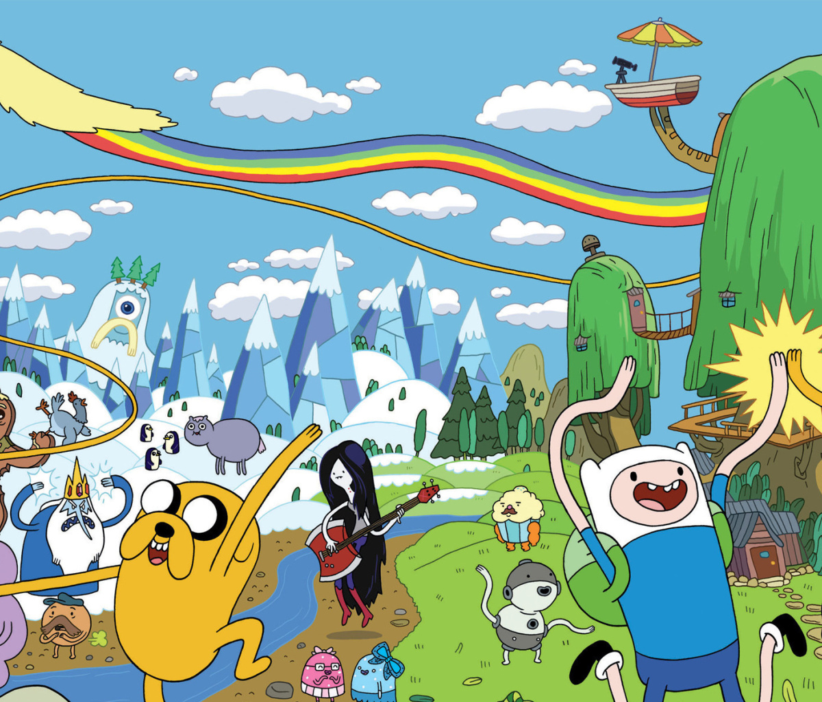 Fondo de pantalla Adventure time 1200x1024