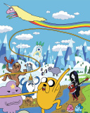 Fondo de pantalla Adventure time 128x160