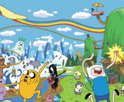 Das Adventure time Wallpaper 176x144