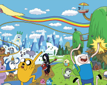 Fondo de pantalla Adventure time 220x176