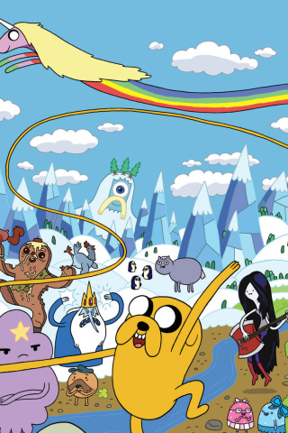 Das Adventure time Wallpaper 320x480