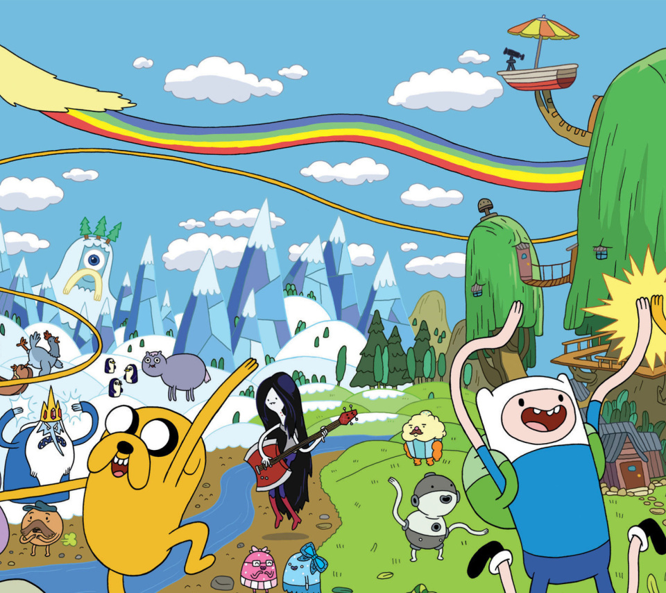 Fondo de pantalla Adventure time 960x854
