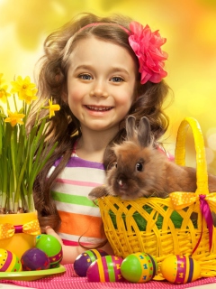 Fondo de pantalla Easter Time 240x320