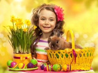 Easter Time wallpaper 320x240