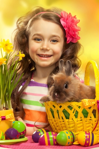 Easter Time wallpaper 320x480