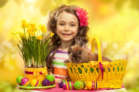 Easter Time wallpaper 480x320