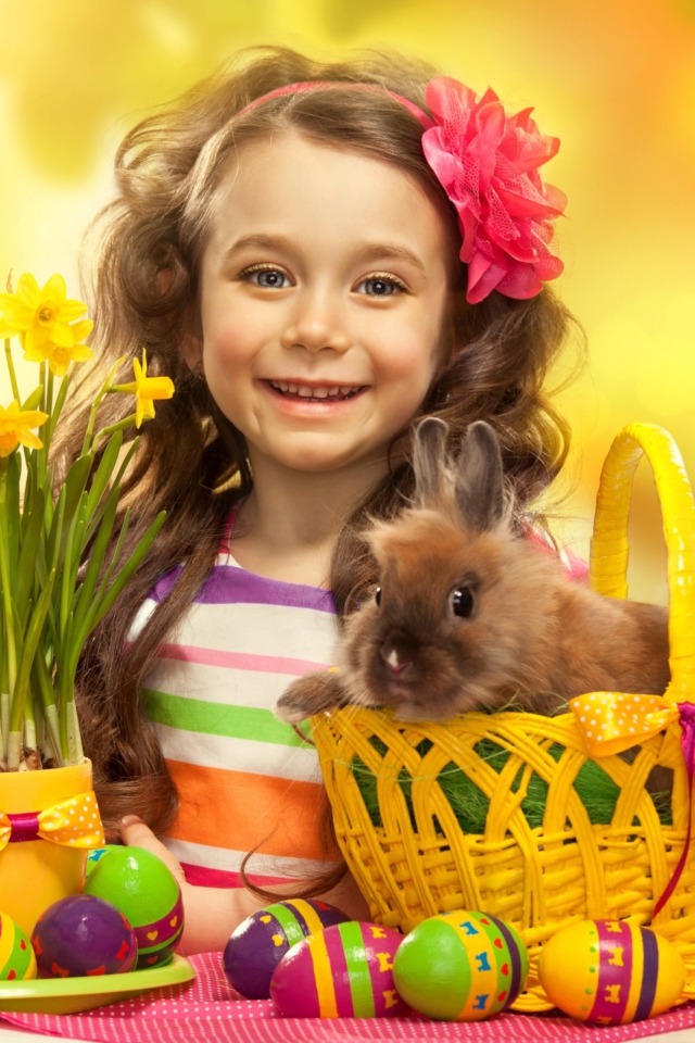 Easter Time wallpaper 640x960