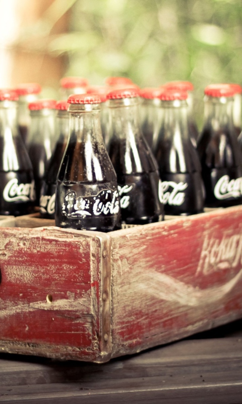 Vintage Coca-Cola Bottles screenshot #1 480x800