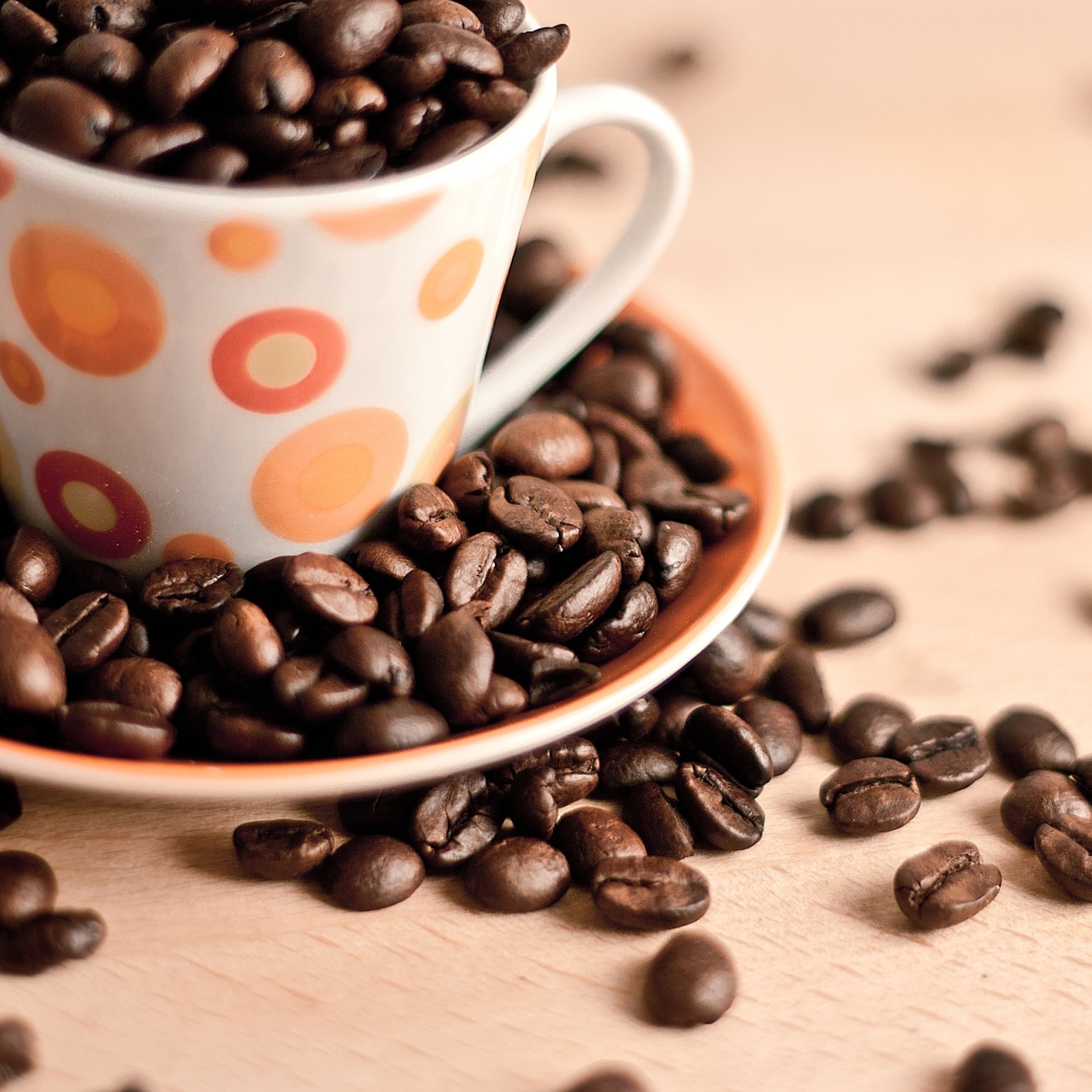 Coffee beans wallpaper 2048x2048