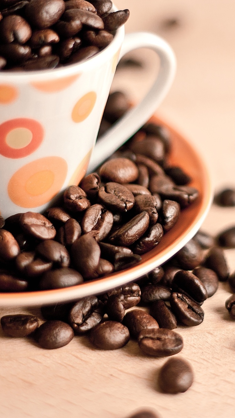 Das Coffee beans Wallpaper 750x1334