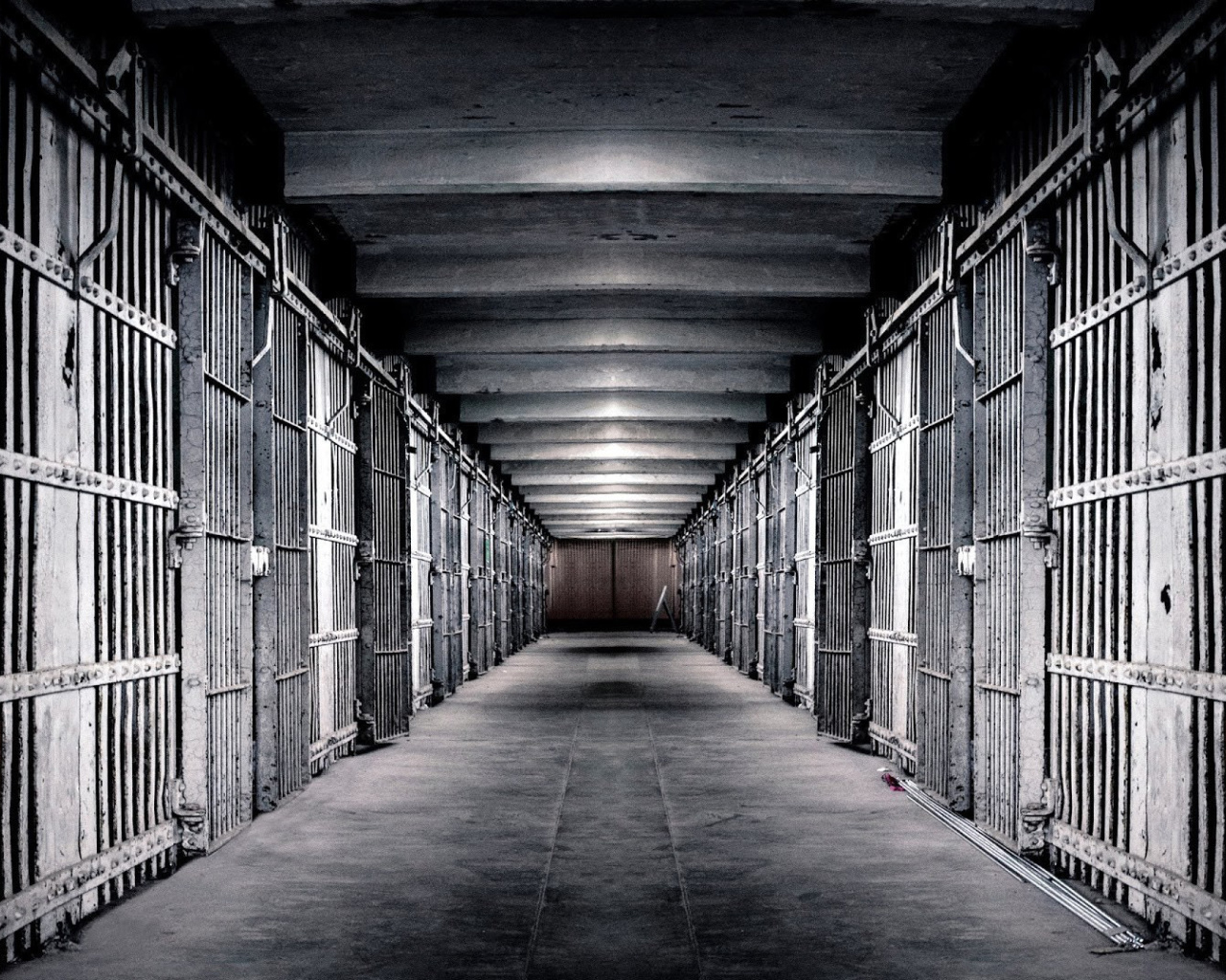 Das Inside in Alcatraz Prison Wallpaper 1280x1024