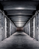 Fondo de pantalla Inside in Alcatraz Prison 128x160