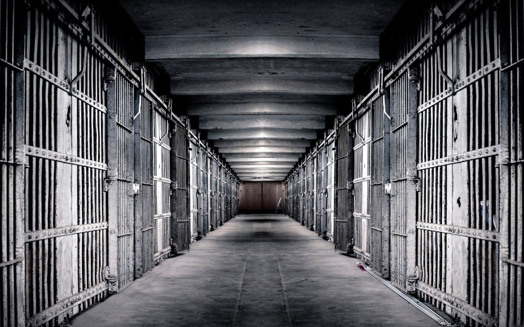Sfondi Inside in Alcatraz Prison 1680x1050