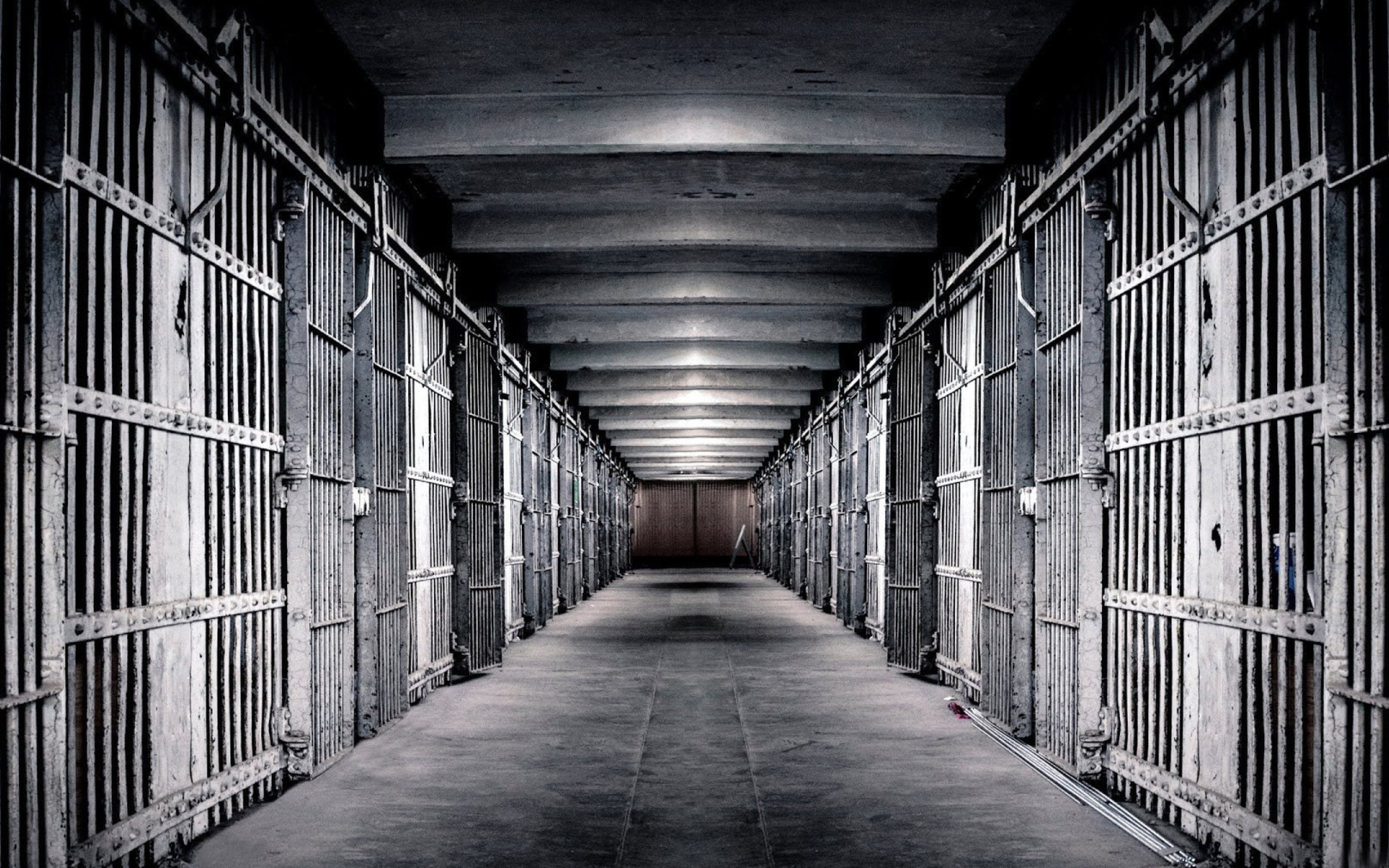 Das Inside in Alcatraz Prison Wallpaper 2560x1600