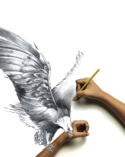 Screenshot №1 pro téma Drawing An Eagle 176x220