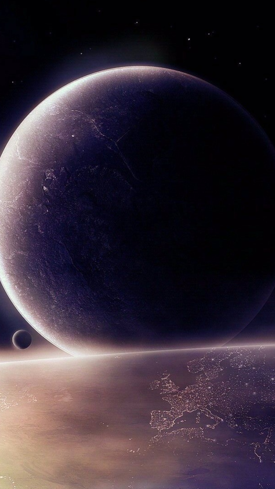 Moon in space screenshot #1 1080x1920