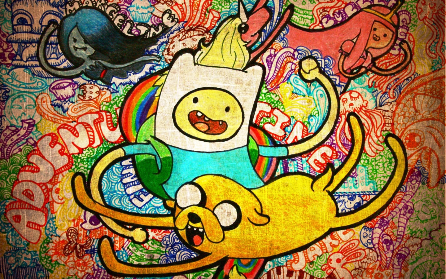 Das Adventure Time Animation Wallpaper 1440x900