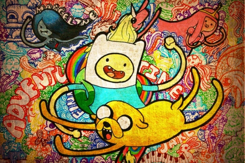 Adventure Time Animation wallpaper 480x320