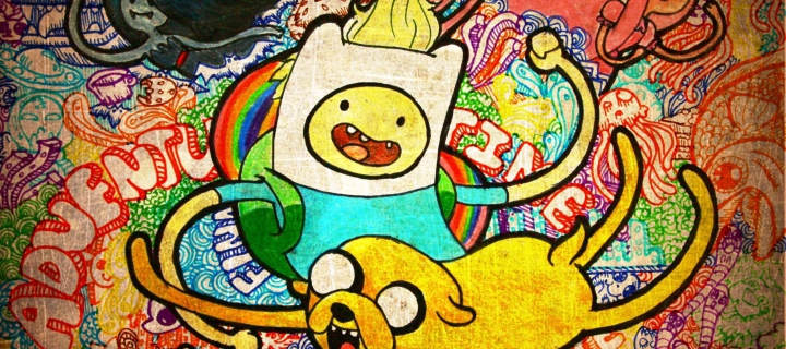 Das Adventure Time Animation Wallpaper 720x320